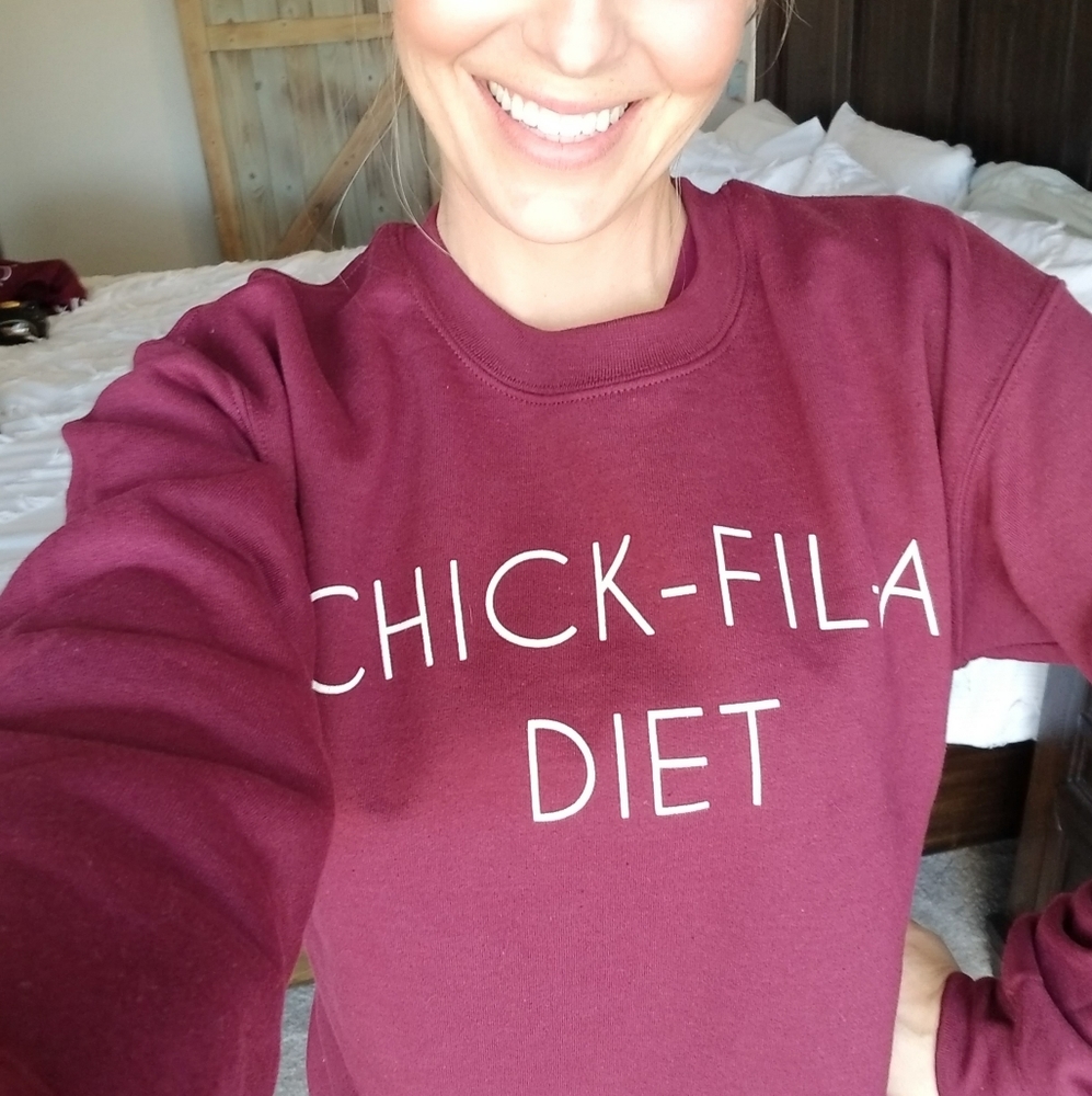 Chick fil a sweatshirt
